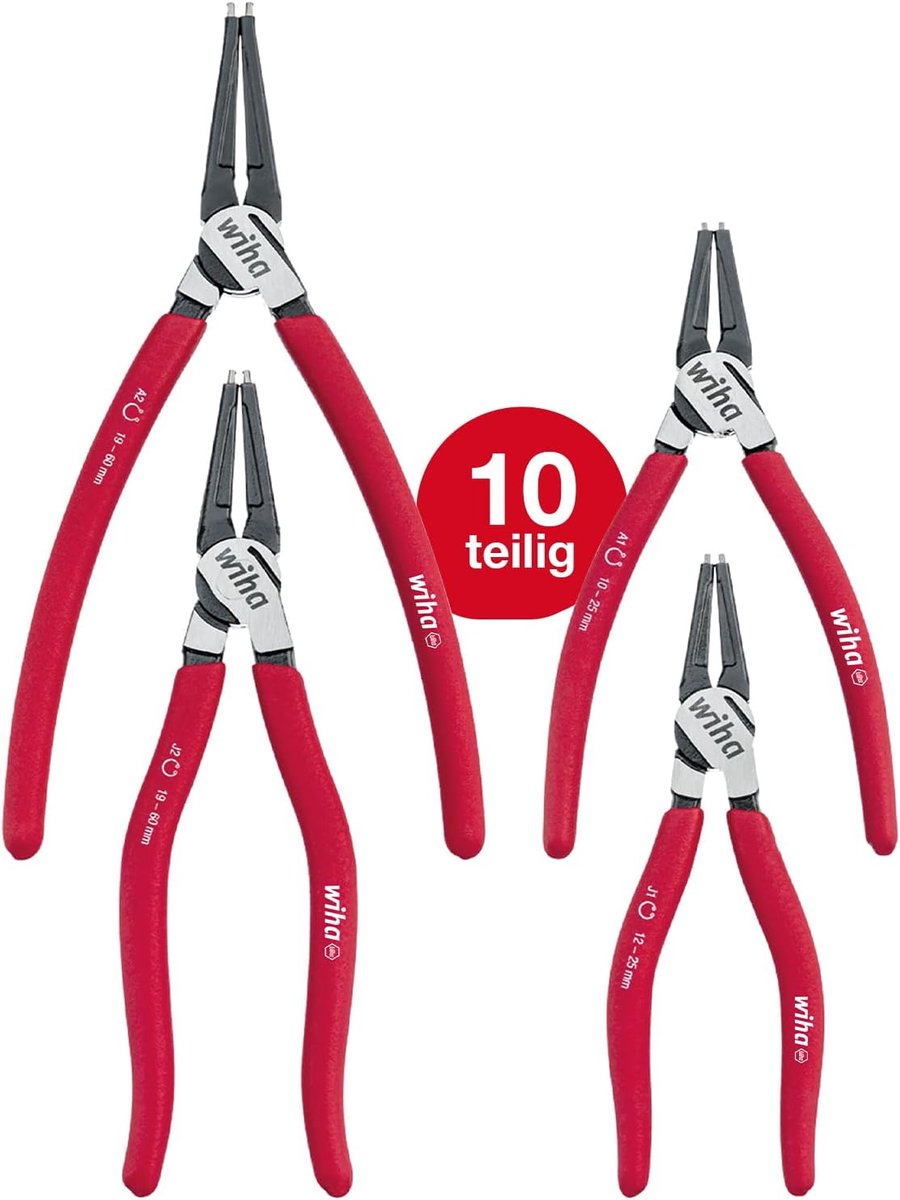 Tangenset - Gereedschapset - Borgringen Plaatsen - MagicTips Technologie - 4 Delig