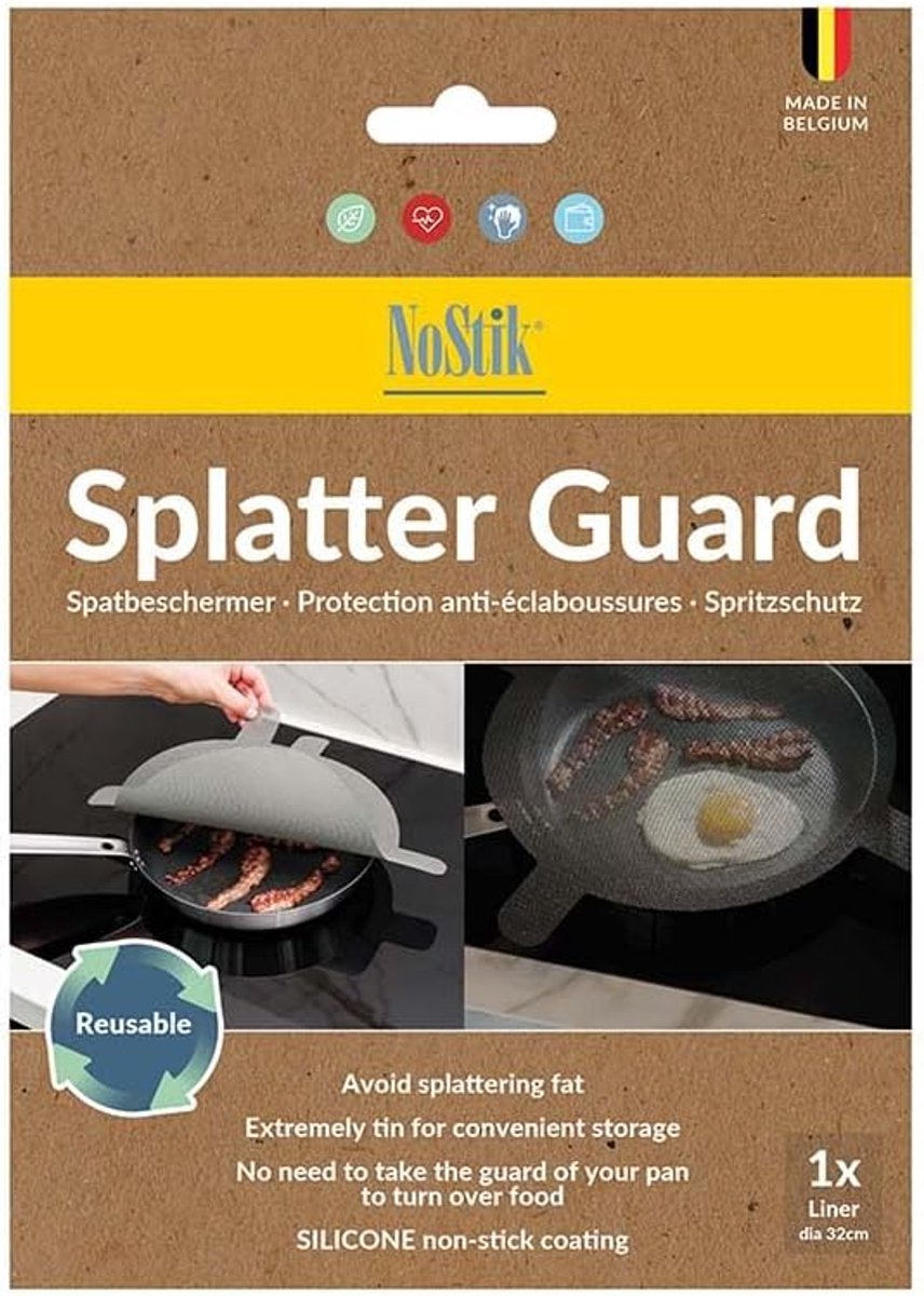 Spatdeksel - Keuken Accessoire - Veilig Koken - Beschermt Tegen Spetters - 32 cm Diameter