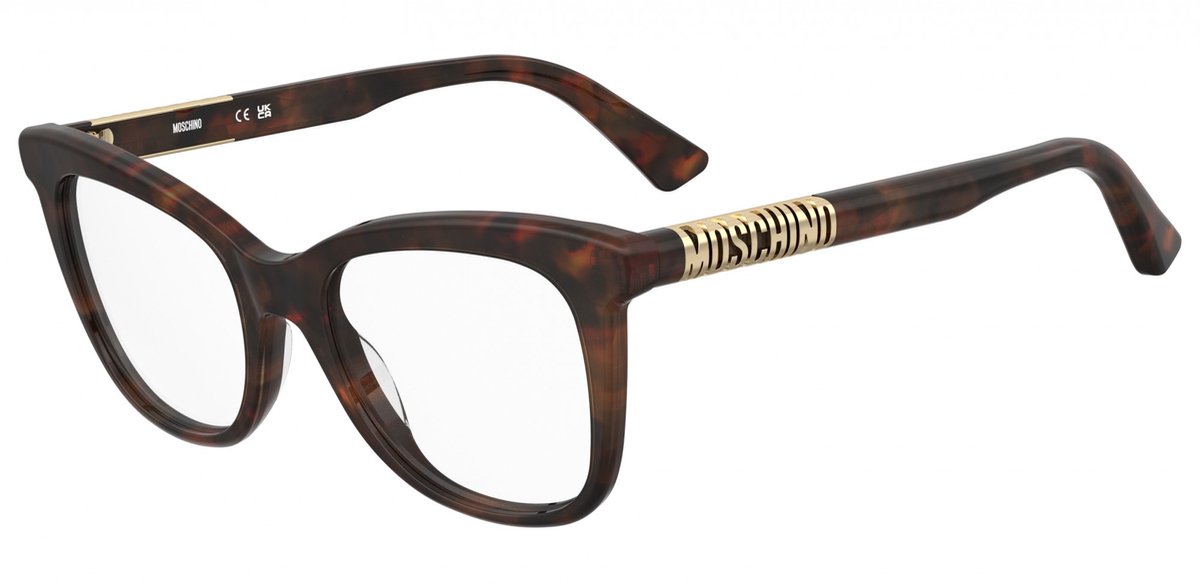 Moschino MOS650 Havana honey 52/19/140 WOMAN Brilmonturen