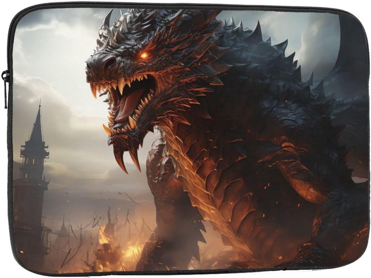 Laptop Sleeve - Notebook Tas - Veilig Vervoer - Schokabsorberend - 17 inch - Zwart