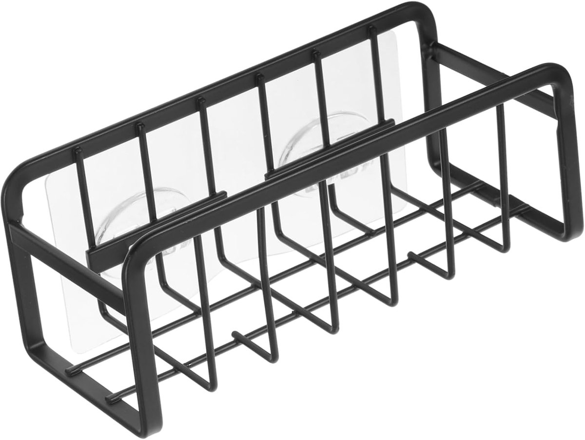 Gootsteen Organizer - Keuken Houder - Schoonmaken - Ruimtebesparend - 15X6X6CM - Zwart