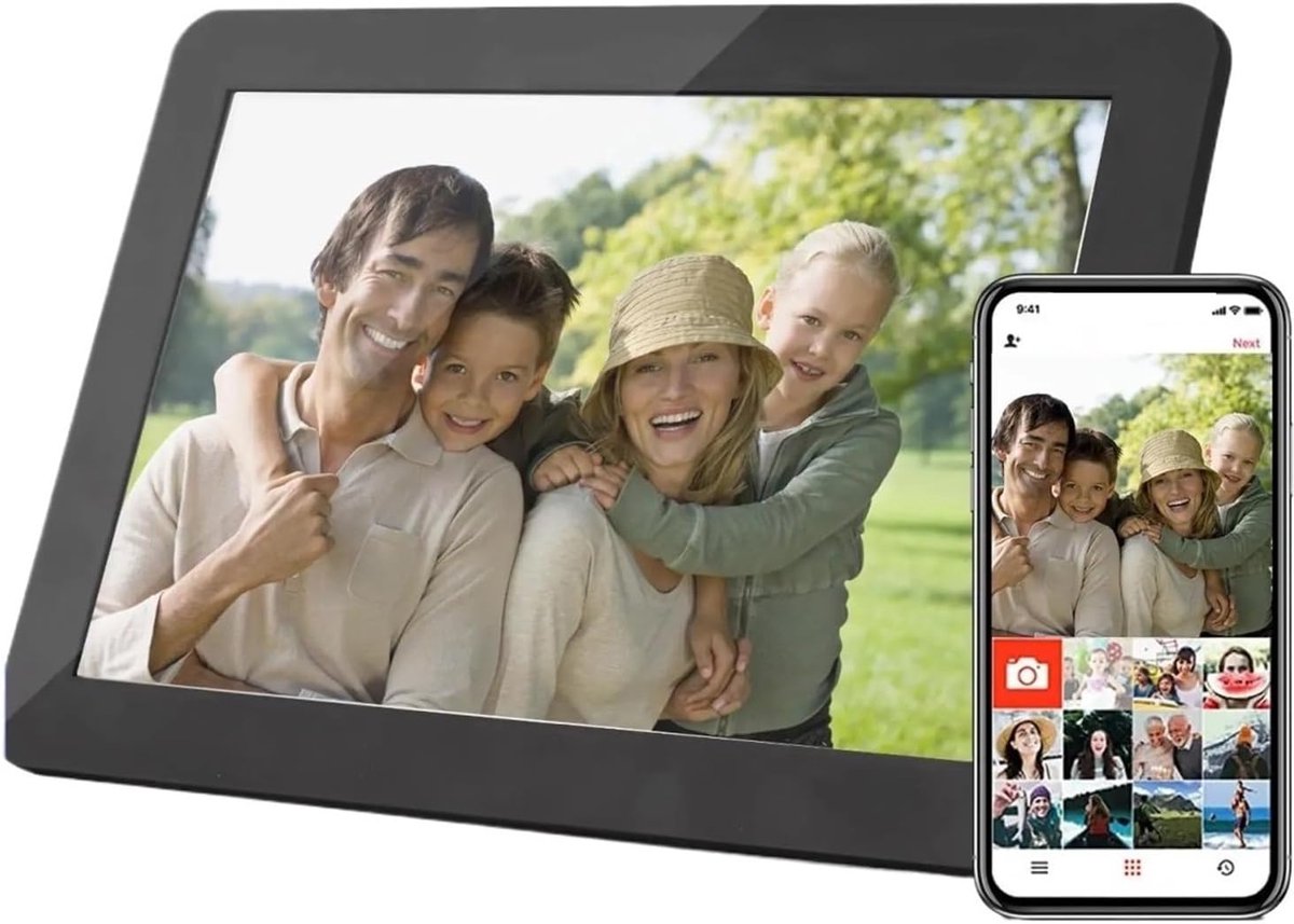 Digitale Fotolijst - WiFi Cloud Frame - Foto's Delen - Touch Control - 101 Inch
