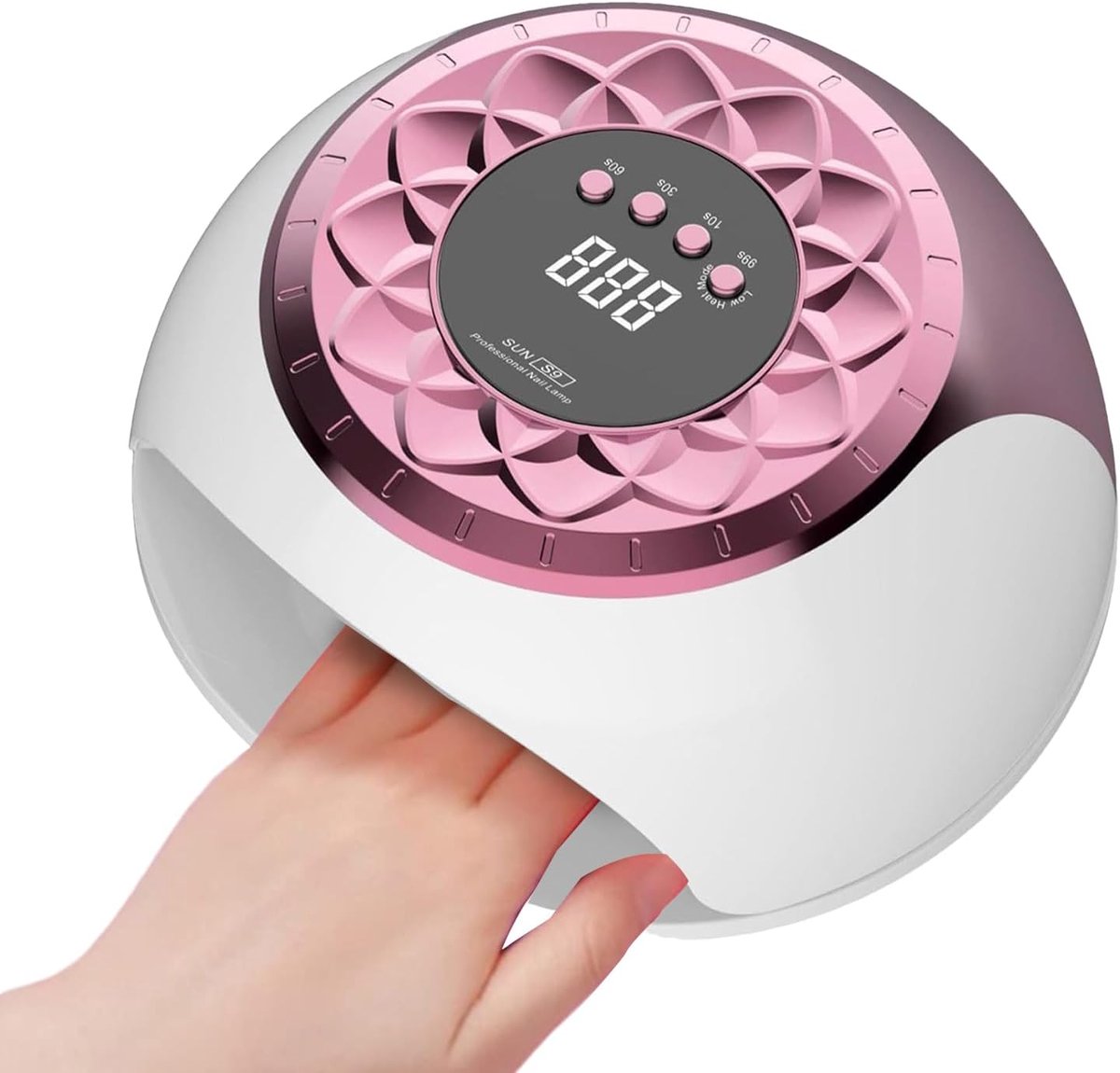 Nageldroger Lamp - UV LED Droger - Snelle Gel Uitharding - Gelijkmatige Uitharding - 10.5 x 23.6 cm - roze