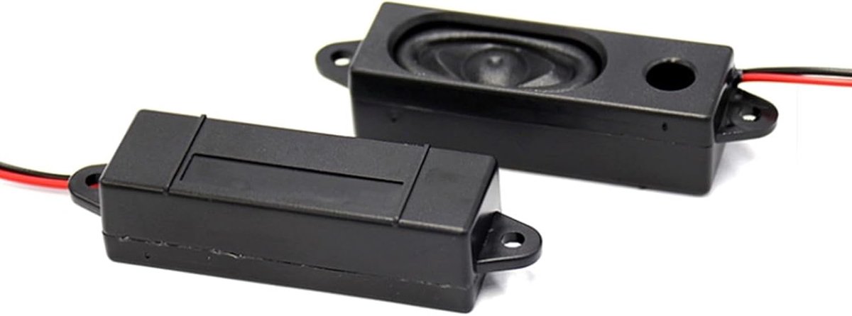 Luidspreker Module - Mini Speaker - Elektronica Project - Magnetische Speaker - 53x18mm - Zwart