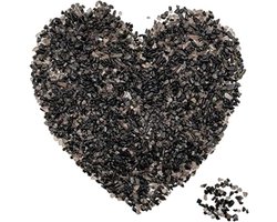 Aquarium grind - Decoratie stenen - Aquarium decoreren - Natuurlijke uitstraling - 5-10 mm - Zwart