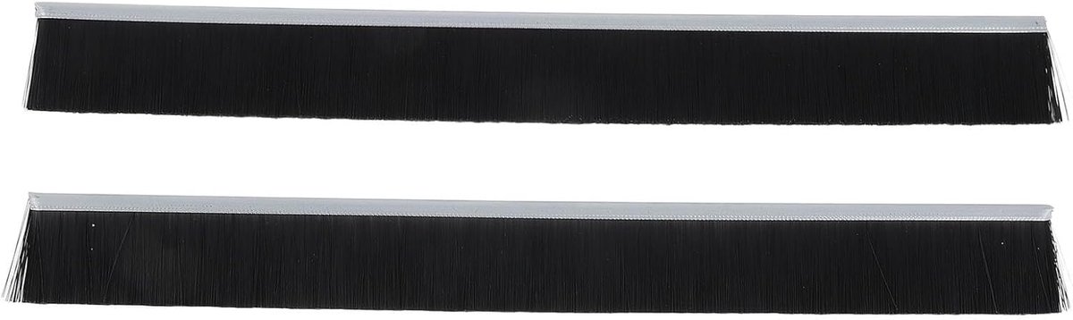 Afdichtingsborstels Brievenbus - Tochtborstel Set - Post Beschermen - Weerbestendige Afwerking - 30 Cm Lengte - Zwart