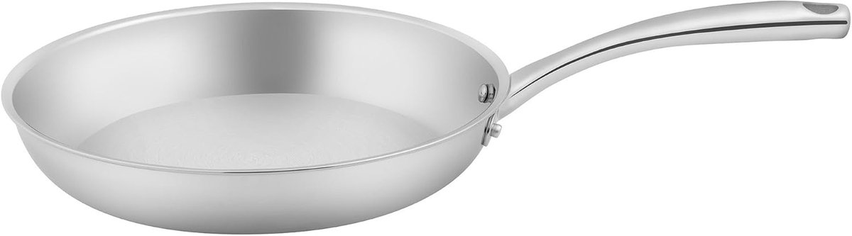 Koekenpan RVS - Koekenpan - Alle Warmtebronnen - Triply Constructie - 28 cm Diameter