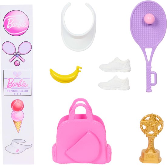 Barbie You Can Be A Tennis Player Pop Roze Kinderen — afbeelding 2