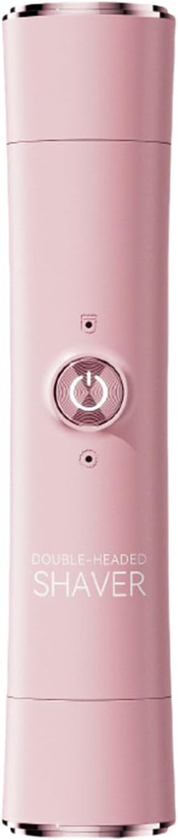 Elektrisch Scheerapparaat - Haartrimmer Vrouwen - Gezichts Ontharing - Twee Scheerkoppen - 15 cm Hoog - Violet