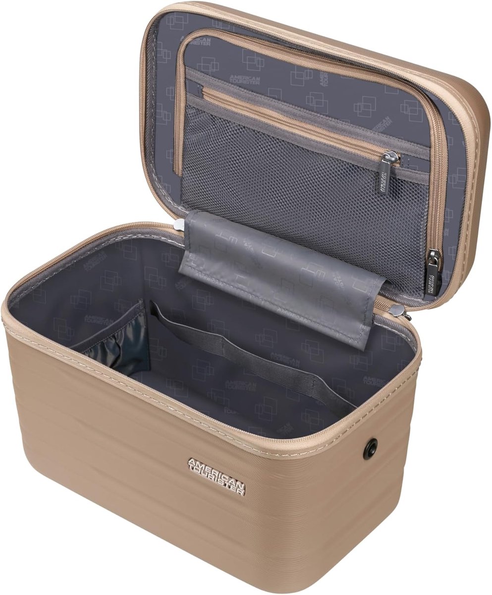 Schoonheidskoffer - Make-uptasje - Reis Accessoires - Duurzaam Materiaal - 36 cm - Ivoorgoud