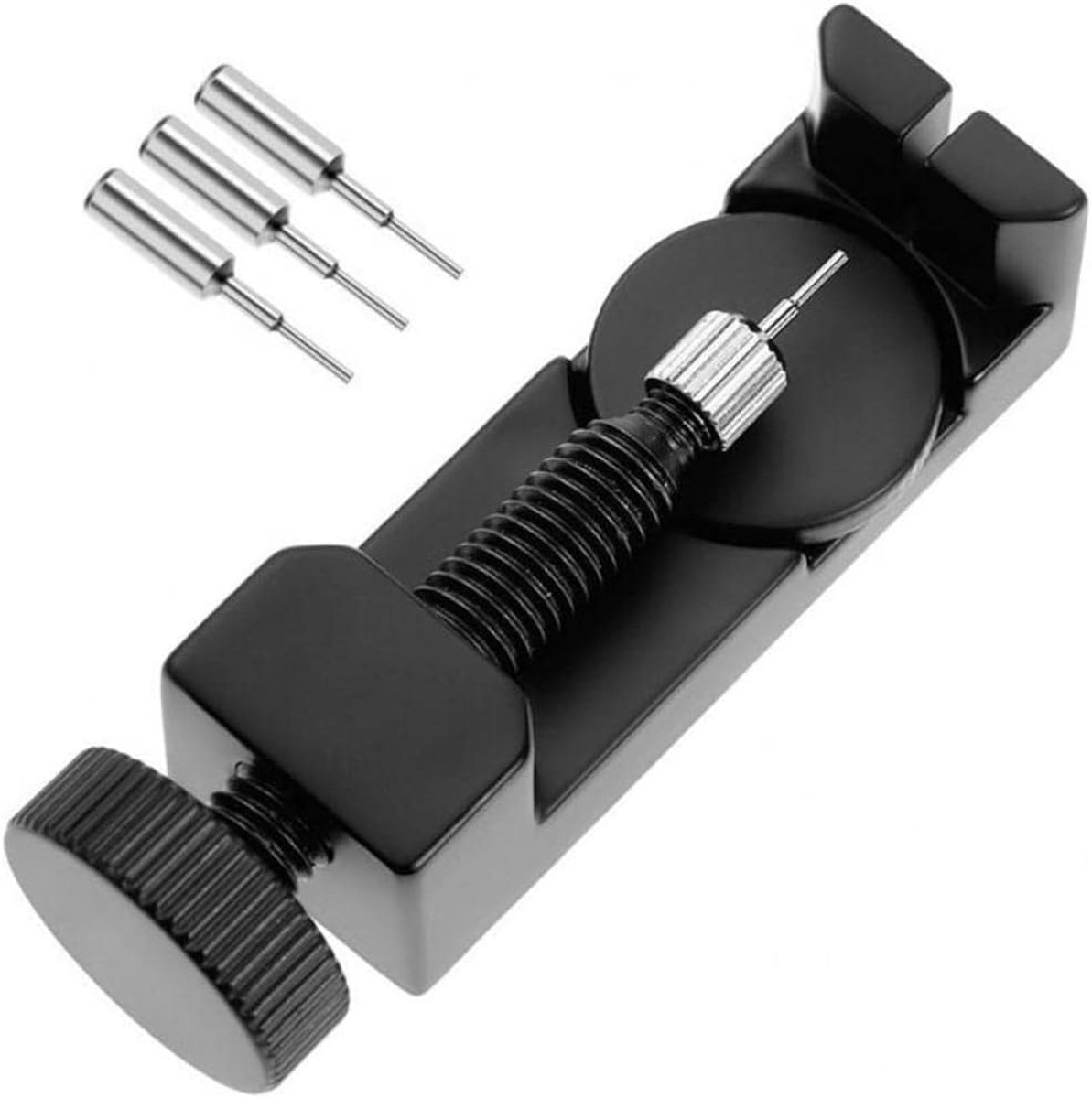 Horloge Band Versteller - Horloge Reparatie Kit - Bandjes Aanpassen - Inclusief Extra Pinnen - 59.4 mm - Zwart