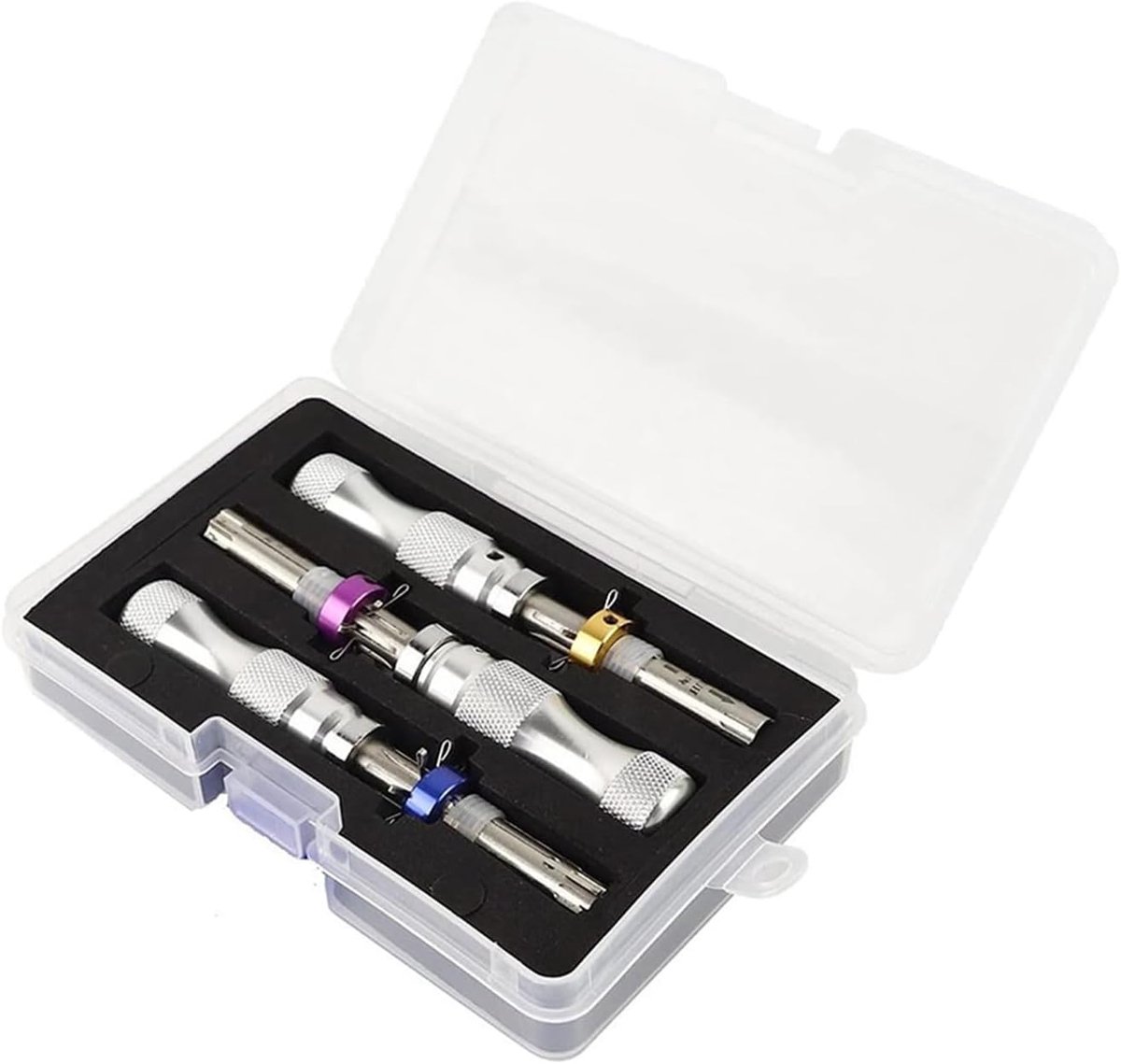 Slotenprik Set - Lockpicking Gereedschap - Slot Ontgrendelen - Transparant Oefenslot - 16x10x3 cm — cadeau in Hobby - foto 5