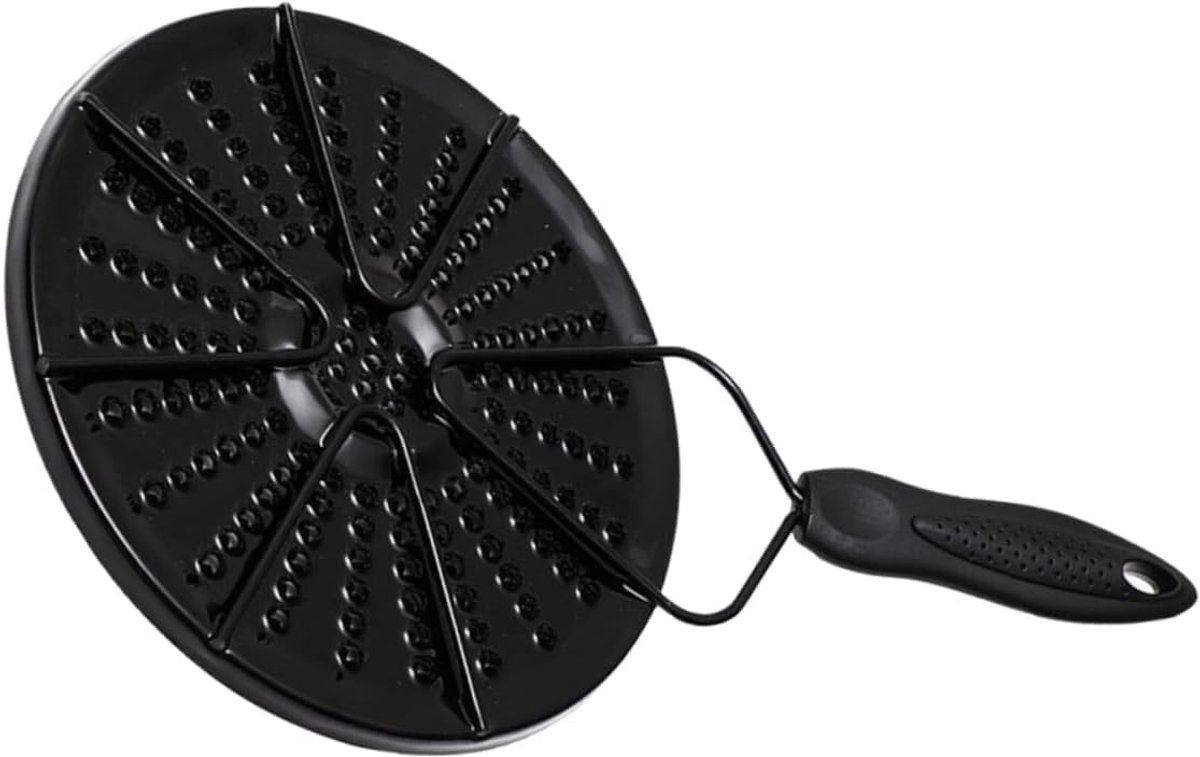 Warmteverspreider Plaat - Warmte Adapter - Gelijkmatig Koken - Voorkomt Verkleuring - 37 x 19 cm - Zwart