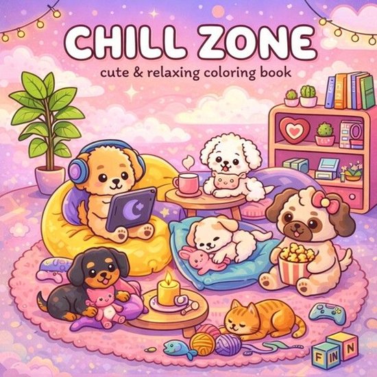 Chill Zone: Coloring Book for Adults and Teens Featuring Sup ... - cover