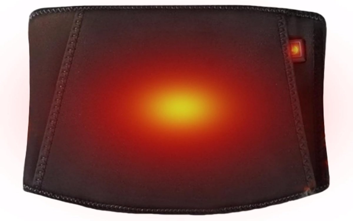 Verwarmde Riem - Verwarmingskussen - Rugverlichting - 3 Warmte-instellingen - 51 cm