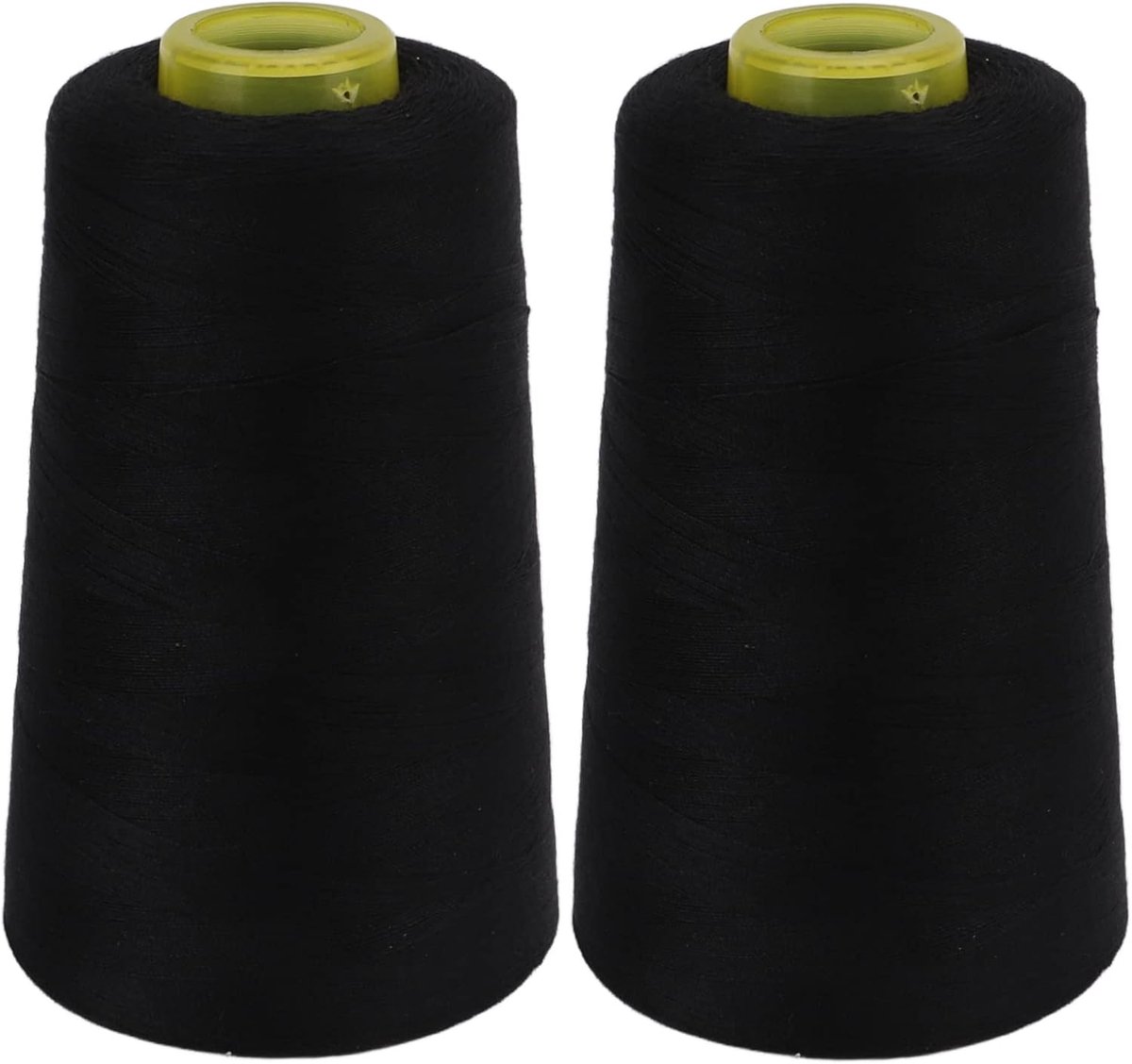 Overlock Garen - Serger Draad - Kleding Maken - Hoge Treksterkte - 3000 Yards - Zwart