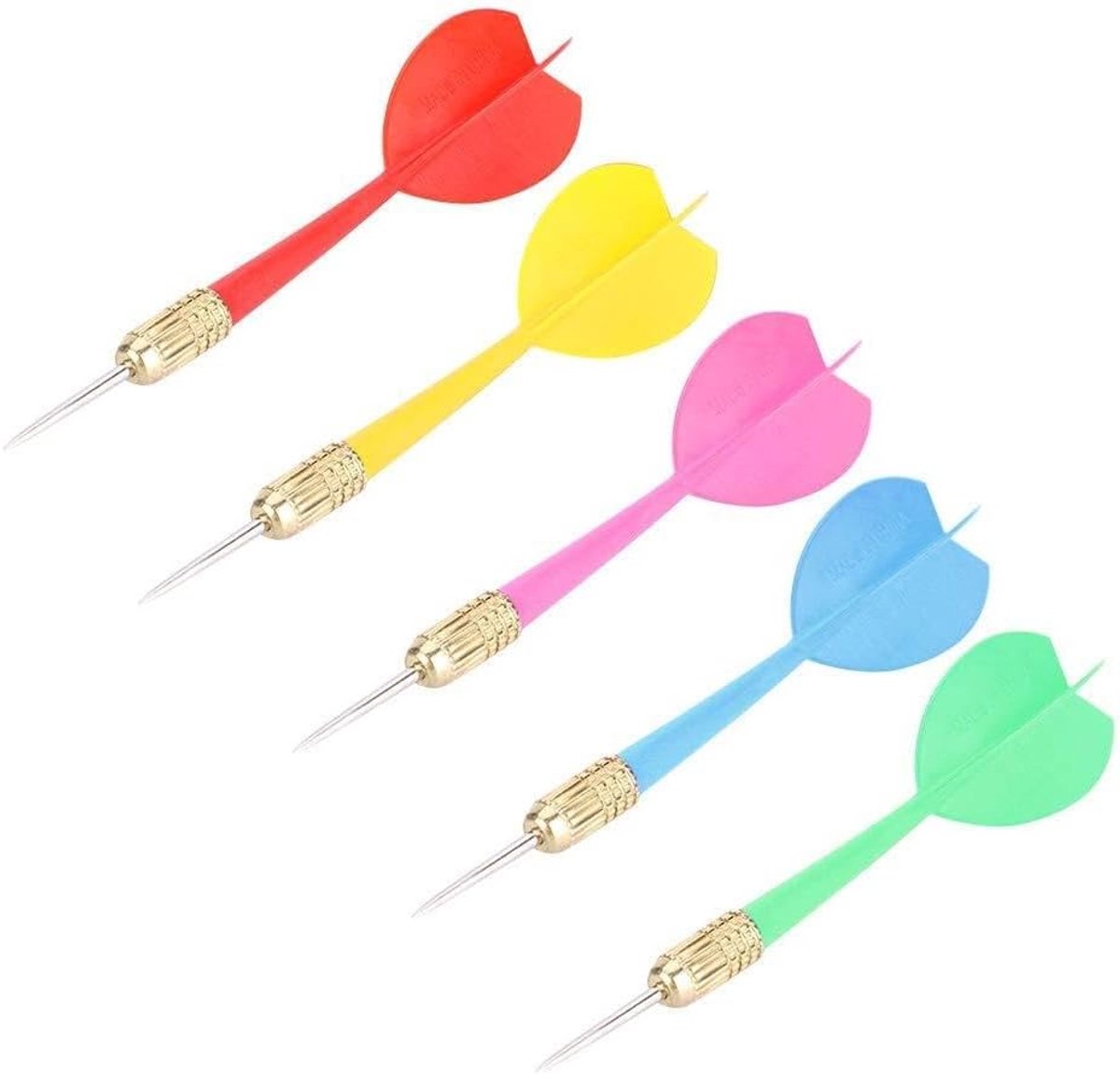 Metalen Tip Darts - Naaldtip Darts Set - Dartspel Beleving - 15 Delige Set - 110 mm Lengte - Multi Color