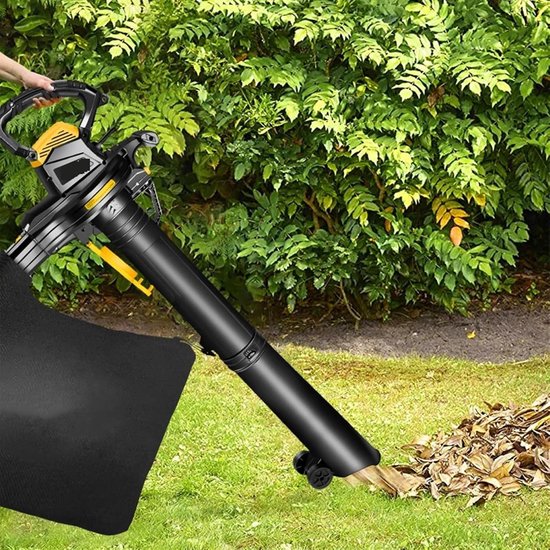 Krachtige Tuin Bladveger - Bladbreker Buiten Stofzuiger - Tuinonderhoud Gemak - Instelbare Snelheid 3800W - 40L Stofzak — afbeelding 4