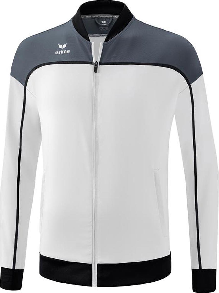 Erima Change Presentatiejack Heren - Wit / Slate Grey / Zwart | Maat: L