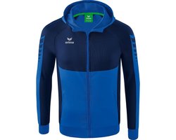 Erima Six Wings Trainingsjack Met Capuchon Heren - New Royal / New Navy | Maat: S