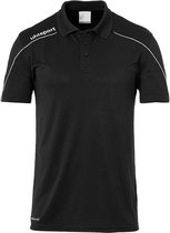 Uhlsport Stream 22 Polo Hommes - Zwart / Wit | Taille: 2XL