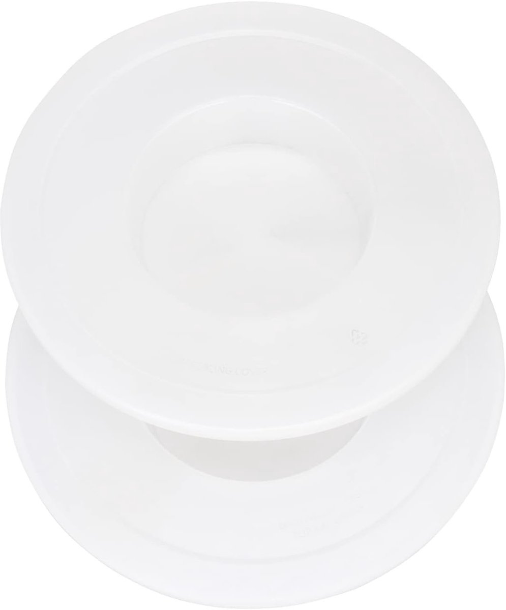Mixerhoes 2-pack - Spatbescherming Kom - Keuken Gemak - Voorkomt Morsen - 6QT Compatibel - Wit