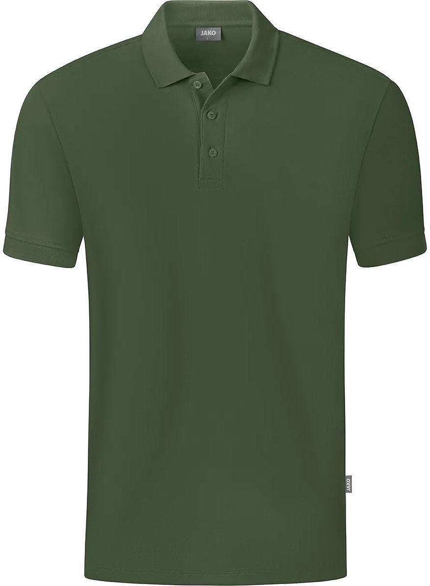 Jako Organic Polo Heren - Olijf | Maat: S