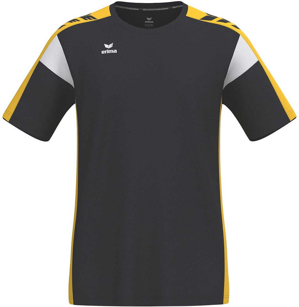 Erima Celebrate 125 T-Shirt Kinderen - Zwart / Geel | Maat: 140
