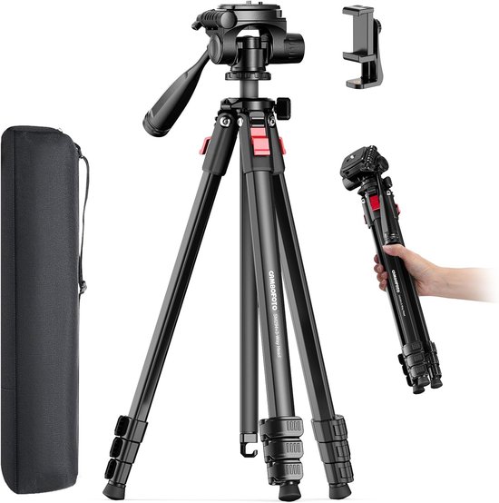 Camera Statief - Fotostatief Mobiel - Buiten Opnames - Lichtgewicht ...