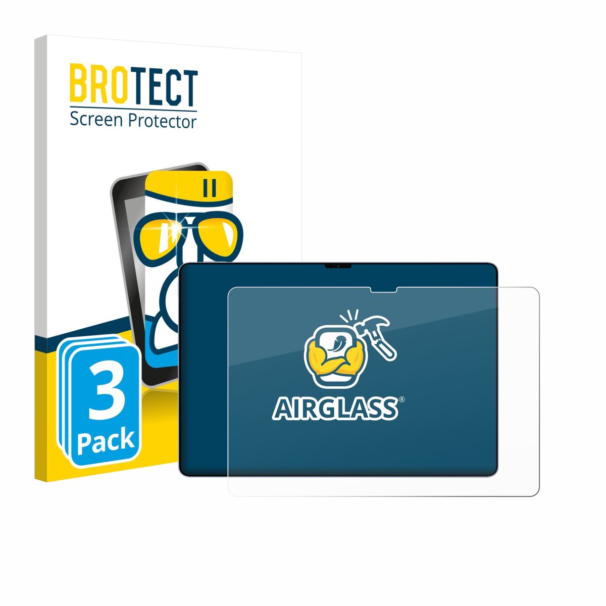 Screenprotector 3 Stuks voor Xiaomi Pad 7 Ultra Beschermglas transparant