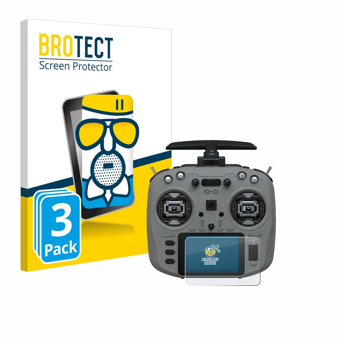 BROTECT - Screenprotector voor Jumper T15 - Folie Beschermfolie Beschermglas matte 3 Stuks