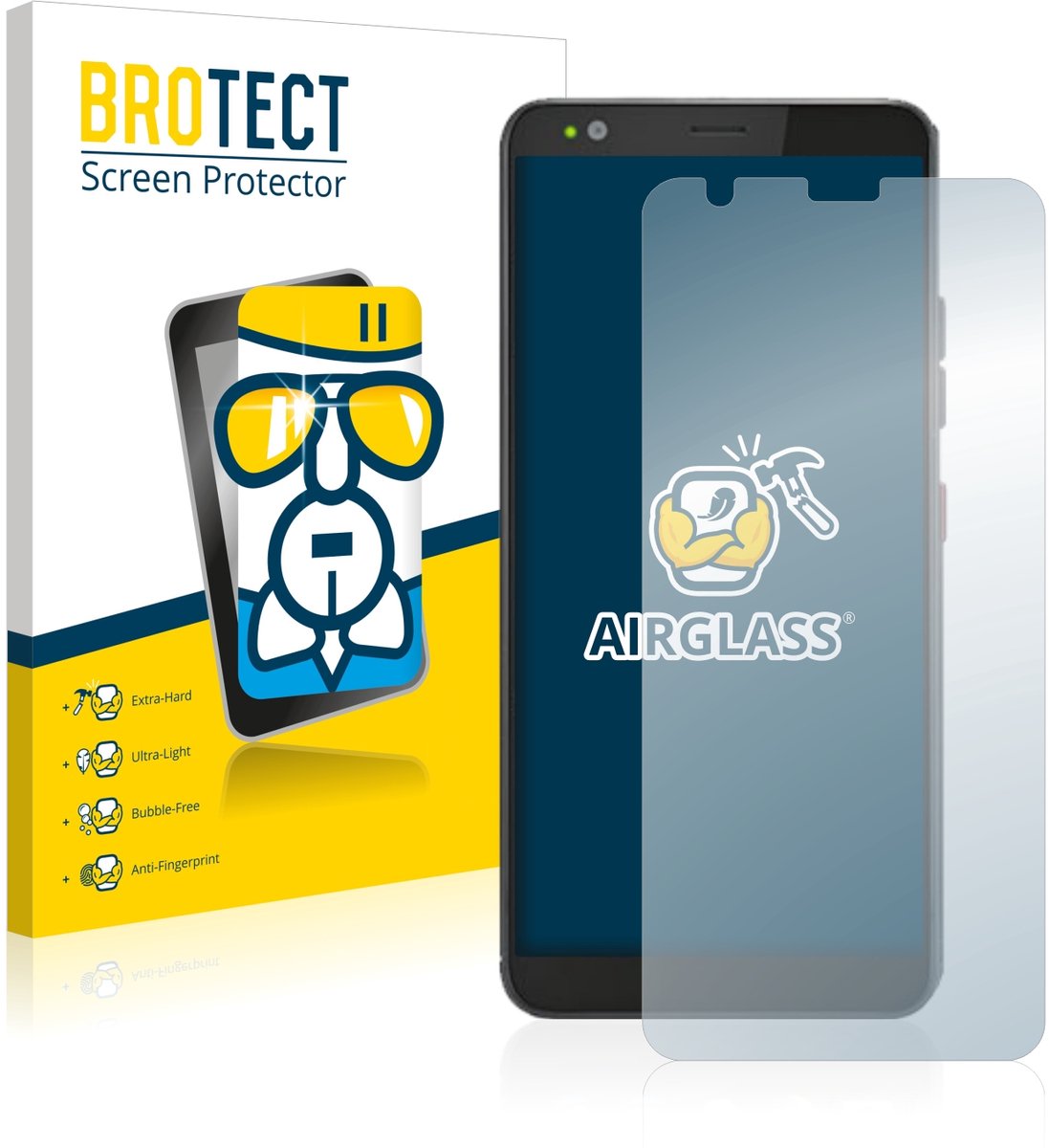 Screenprotector voor Gigaset GS370 Beschermglas transparant