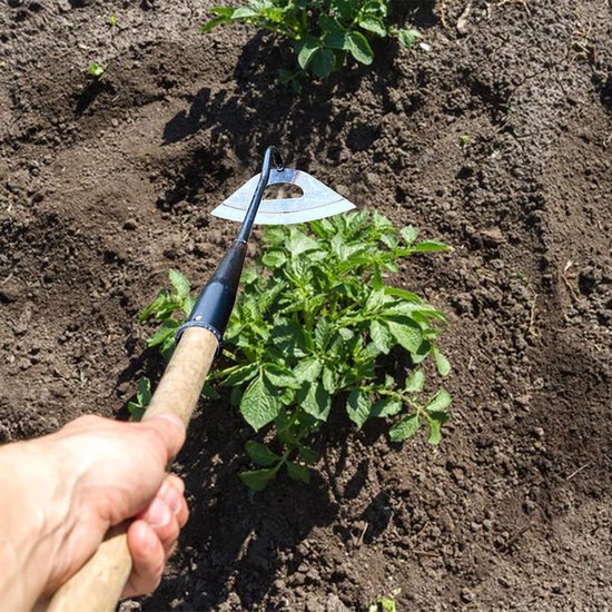 Holle Schoffel - Tuin Hark - Onkruid Wieden - Gehard Staal - 30 cm - Metaal — afbeelding 4