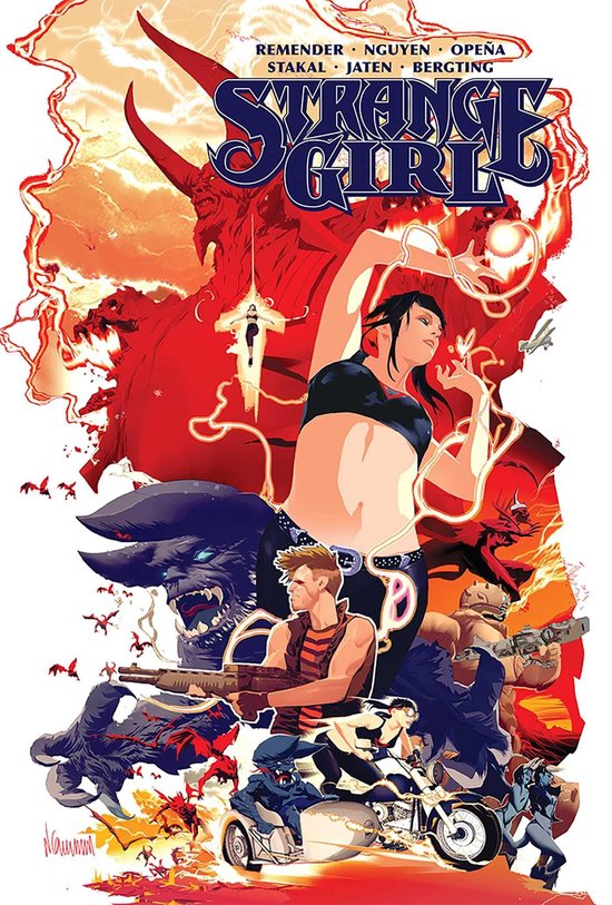 Strange Girl Deluxe Hardcover - cover