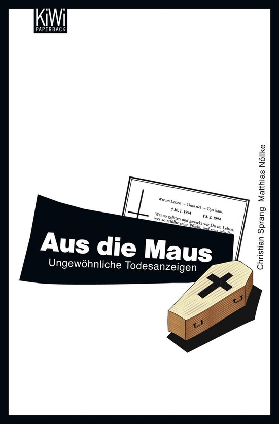Ungewöhnliche Todesanzeigen 1 - Aus die Maus - cover