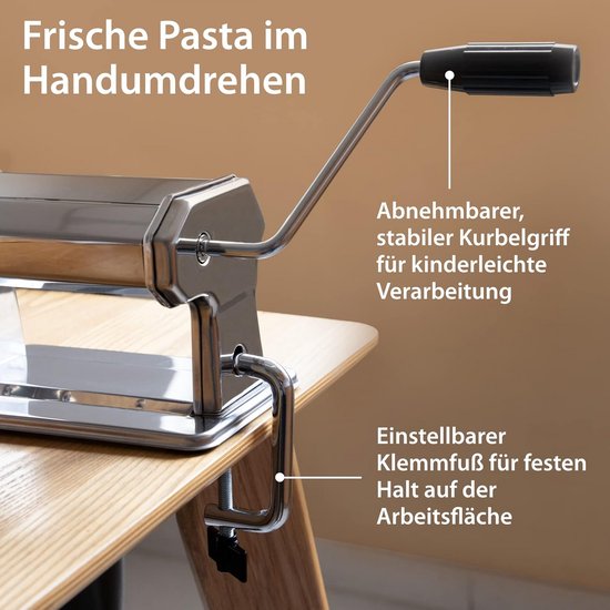 Pasta Machine - Pasta Maker - Pasta Tool - keuken accessoire van Merkloos — afbeelding 3