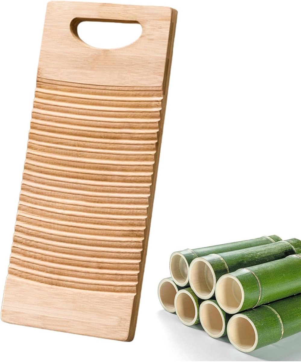 Wastafel Plank - Handwas Station - Kleding Wassen - Golfpatroon Ontwerp - 40 x 15 x 1.5 cm