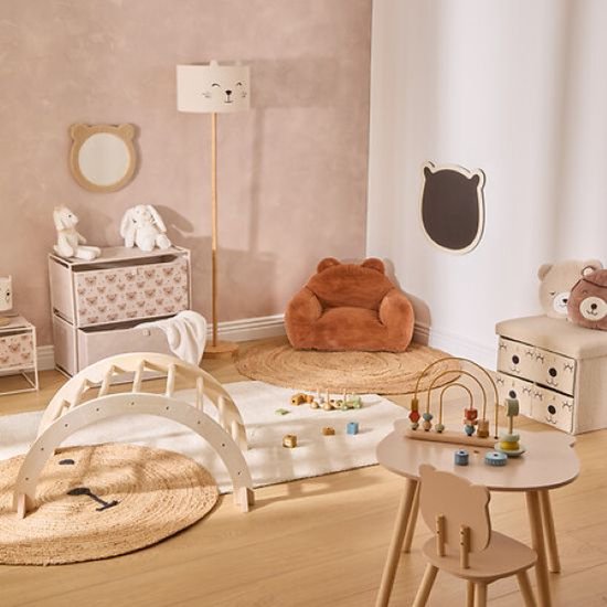 Atmosphera Kids Kinderfauteuil Mamad Beer - 60x52x65cm - Bruin — afbeelding 3