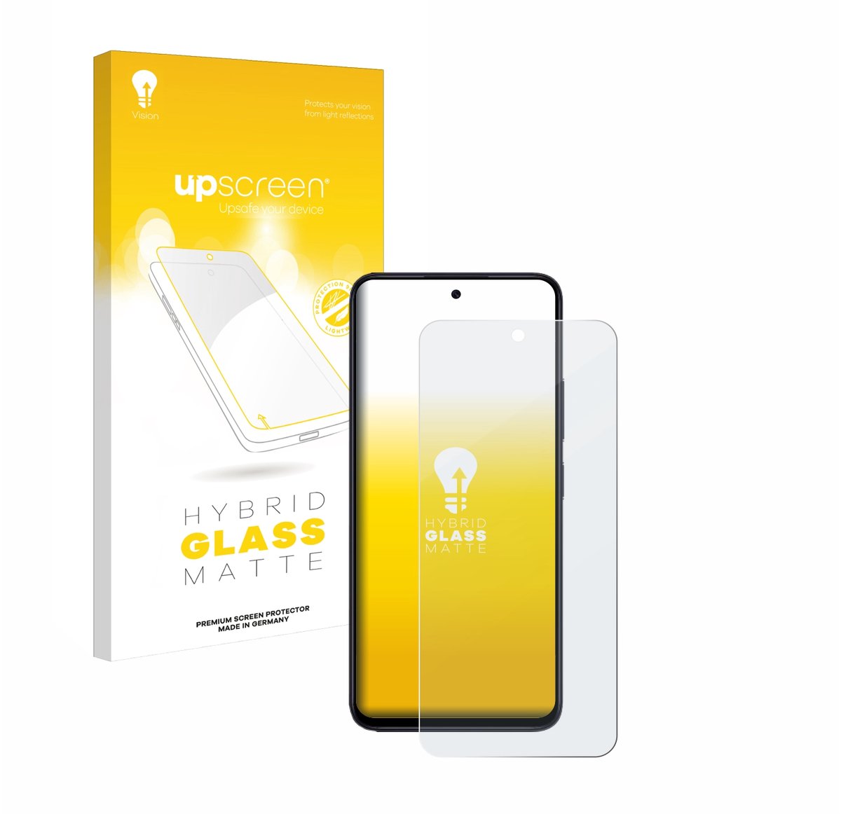 upscreen - Screenprotector voor Xiaomi Redmi 12 - Folie Beschermfolie Beschermglas matte