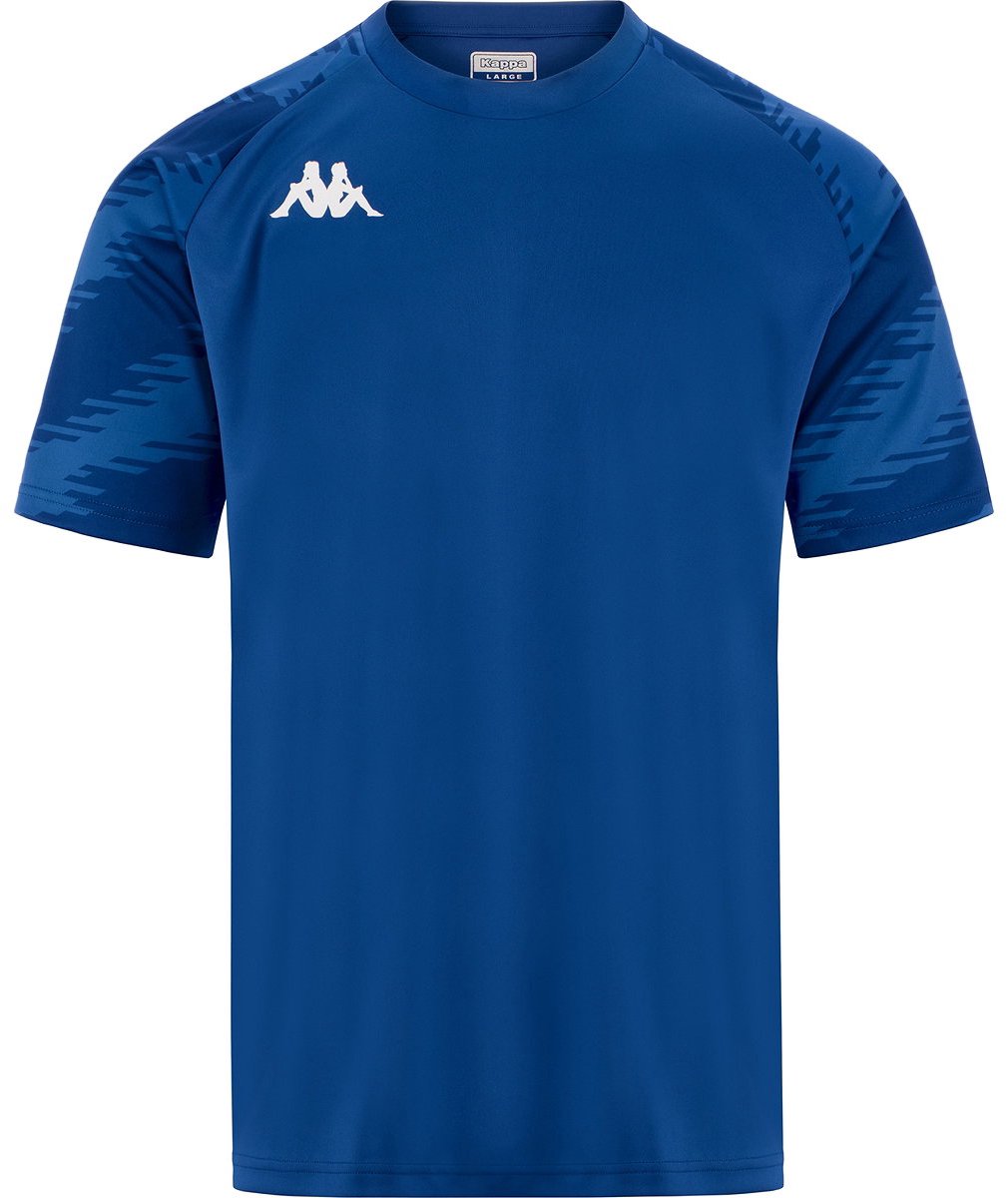 Kappa Daverno Shirt Korte Mouw Heren - Royal | Maat: L-XL