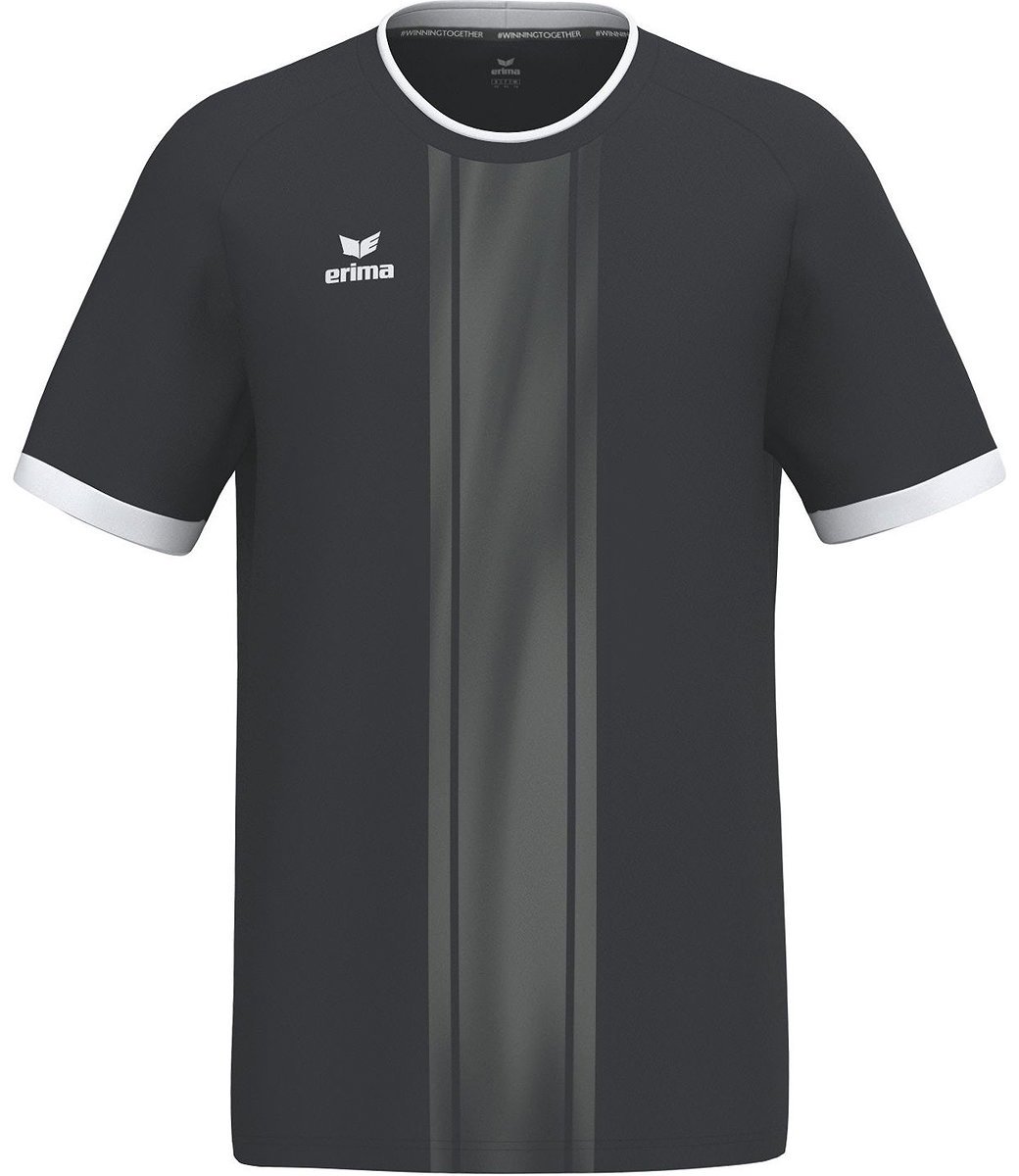 Erima Libero 125 Shirt Korte Mouw Kinderen - Zwart | Maat: 140