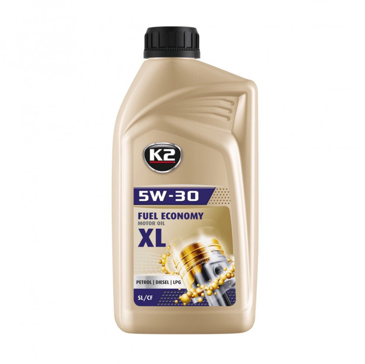 motorolie 5W-30 XL - synthetische olie 1liter - nanotech motor oil - motoroil - k2