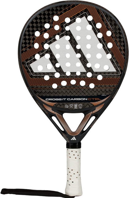 Adidas Cross It Carbon Ctrl 2026 Padelracket Heren - Zwart / Goud | Maat: UNI