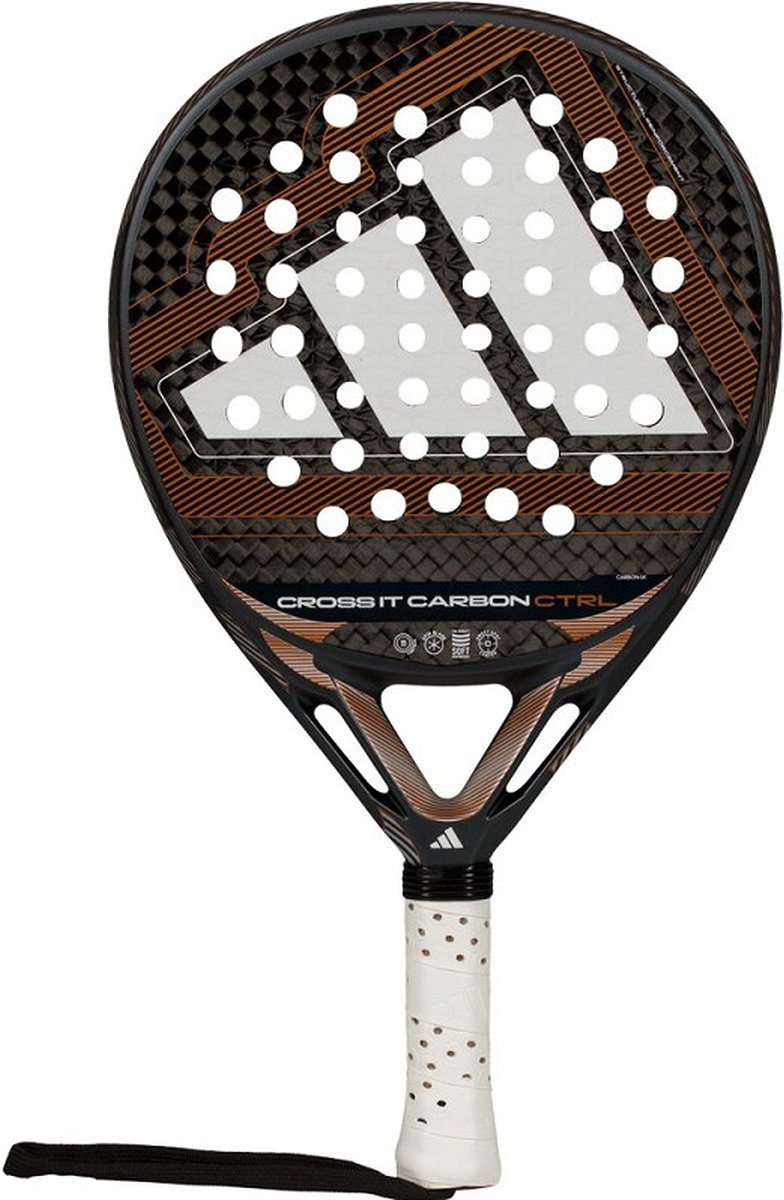 Adidas Cross It Carbon Ctrl 2026 Padelracket Heren Zwart