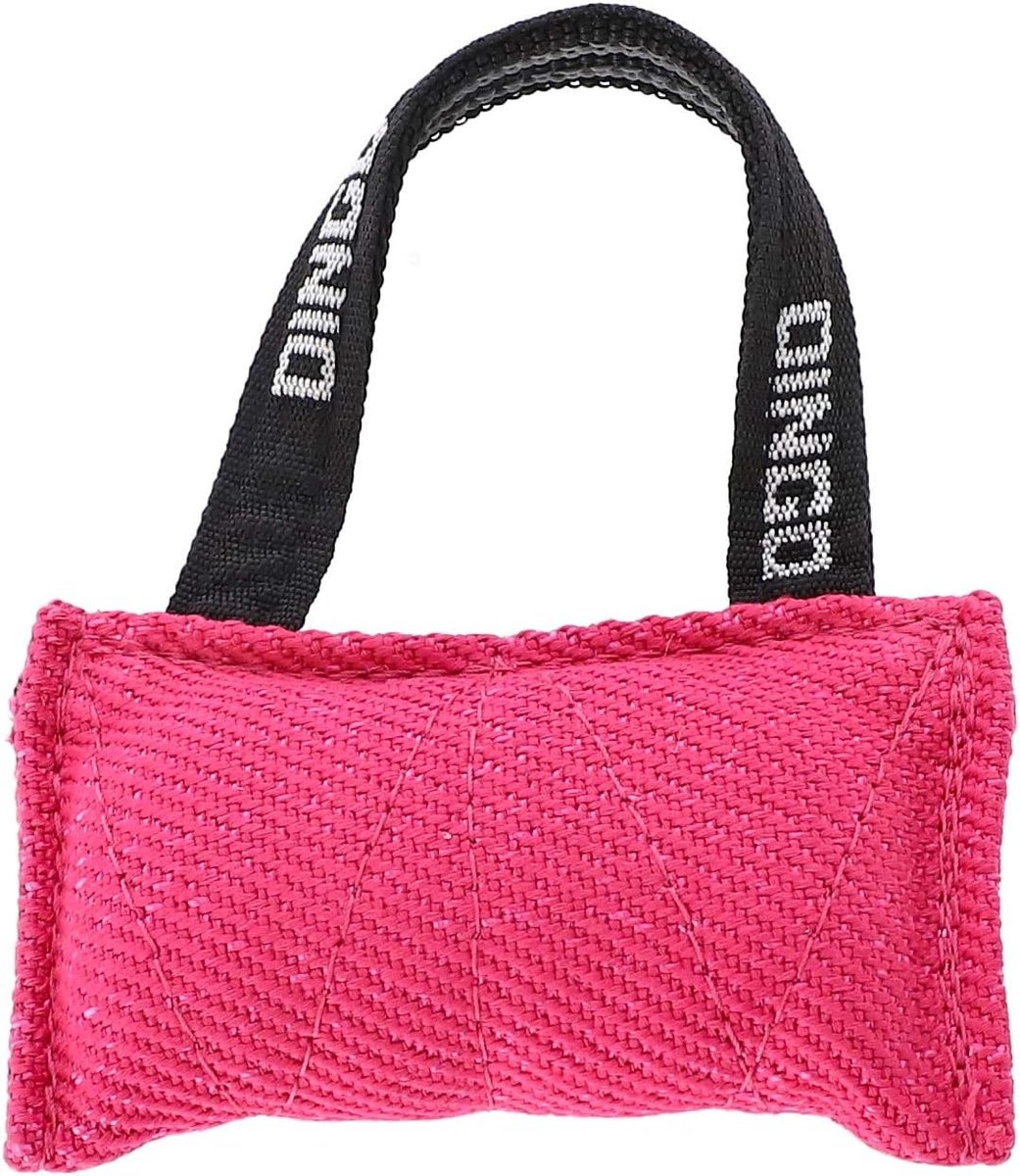 Bijtworst Hondentraining - Honden Speelgoed - Spel en Gedrag - Handvat voor Grip - 15 x 8 cm - roze