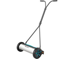 Kooimesmaaier - Handgrasmaaier - Engels Gazon Maaien - Wrijvingsloze Technologie - 40 cm Maaibreedte - Grijs