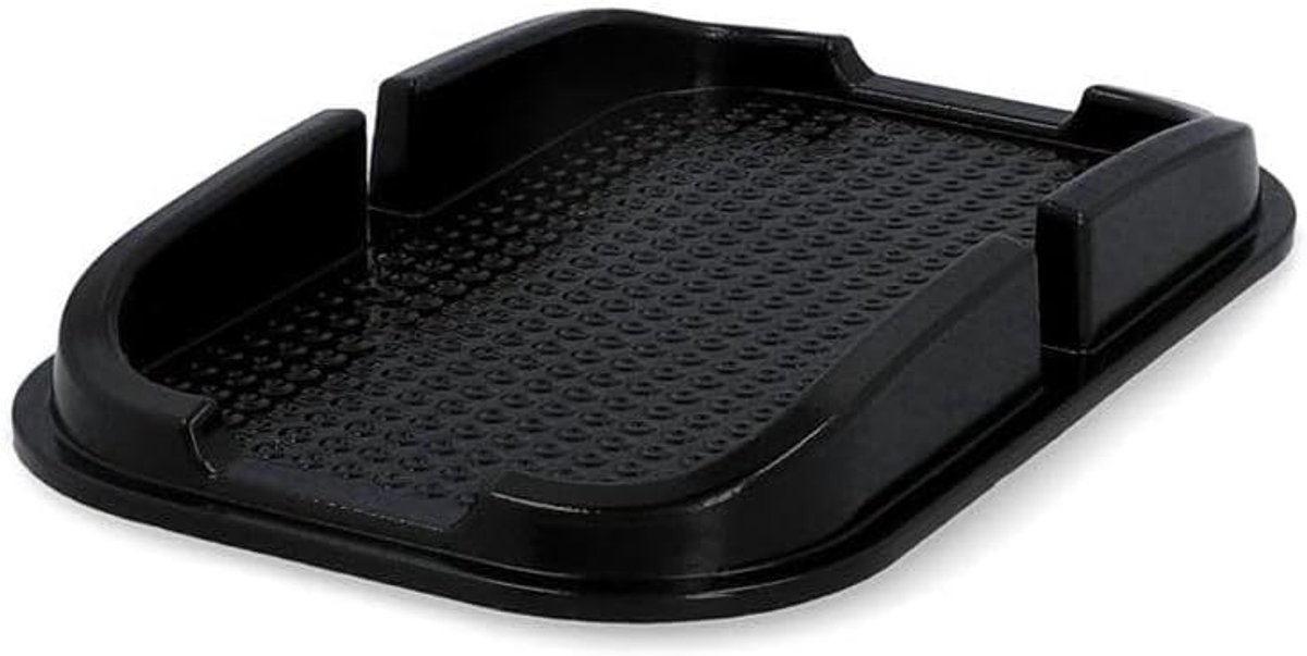 Antislip mat - Telefoonhouder mat - Auto interieur - Houdt alles stabiel - 12 x 20 cm - Zwart