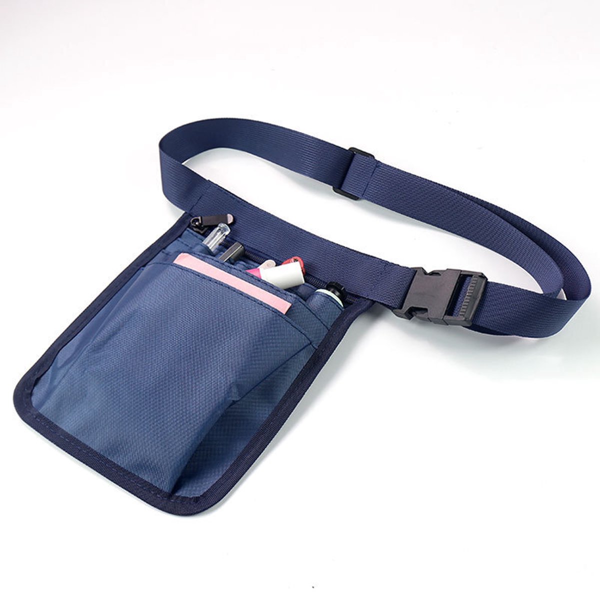 Heuptas - Gereedschapstas - Opbergtas voor verpleegkundigen - Heuptas voor obers - Voor het opbergen van essentiële spullen - Gereedschapstas - Geschikt voor restaurantpersoneel, obers, verpleegkundigen, enz. - Blauw