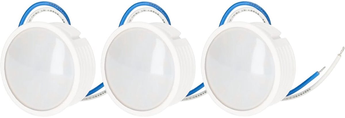 Kobi LED inbouwspot - 6.5W - 600lm - 3000K Warm Wit - 230V - Ø50mm - Voor keuken, gang en plafondspots - LED module - 3 stuks