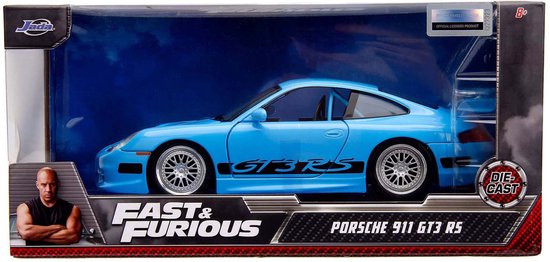 Modèle Réduit Porsche 911 GT3 (997) 2007 Vert - Fast & Furious - 1:24 Jada Toys - Neuf
